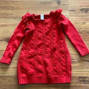 Carter’s Red Sweater Dress 4T